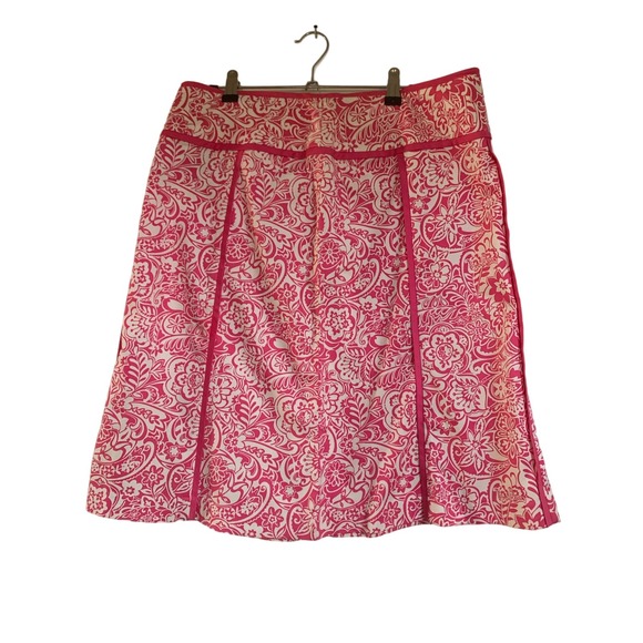 Norton McNaughton Stretch Pink and White Floral Size 12 - Picture 1 of 7